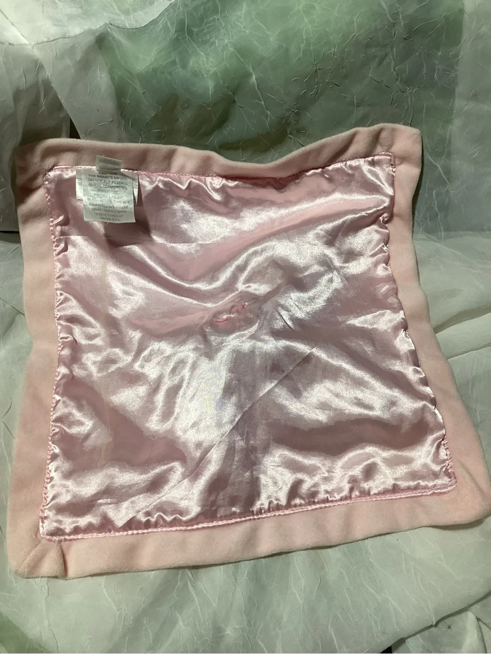 Carter's Pink Monkey Baby Security Blanket 